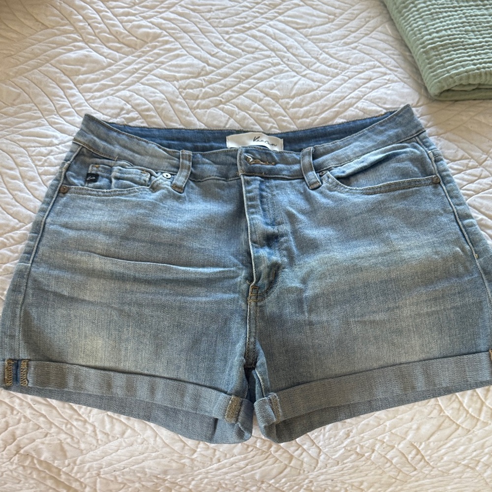 KanCan Light Blue Jean Shorts